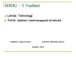 Elektromagneti ne teknologji