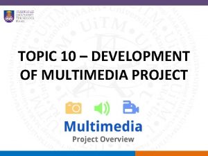 Multimedia projects ideas