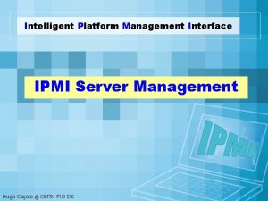 Server management interface