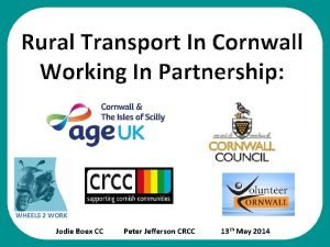 Cornwall wheels to work