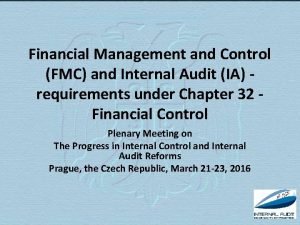 Fmc audit