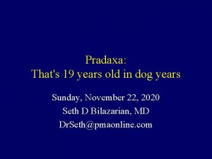 Pradaxa generic