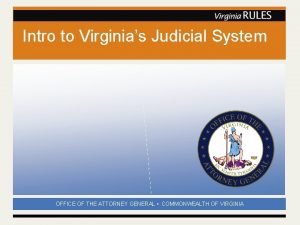 Virginia judicial system