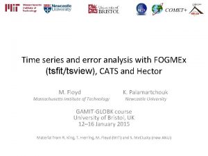 Error analysis