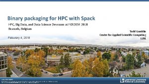 Spack build cache Spack build cache