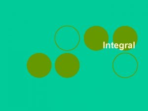 Pengertian integral