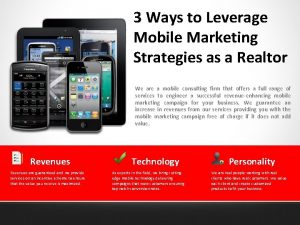 Mobile marketing for realtors