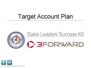 Target account planning