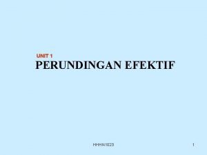 Kalimat perundingan Kalimat perundingan