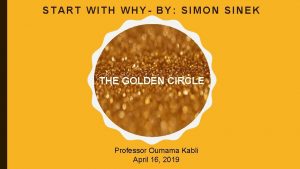 Golden circle apple example