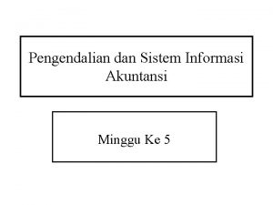 Ancaman dalam sistem informasi akuntansi