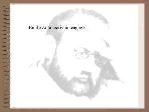 Emile Zola crivain engag Lettre la jeunesse Un