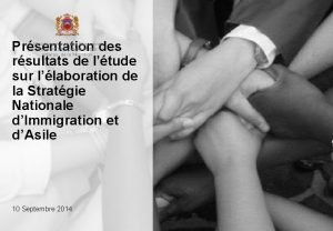 Prsentation des rsultats de ltude sur llaboration de