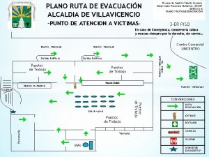 PLANO RUTA DE EVACUACIN ALCALDIA DE VILLAVICENCIO PUNTO