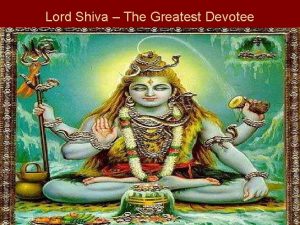 Greatest devotee of lord shiva