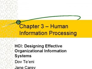 Information processing hci