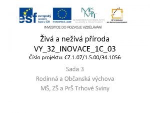 iv a neiv proda VY32INOVACE1 C03 slo projektu