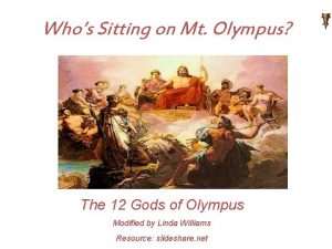 Gods in olympus