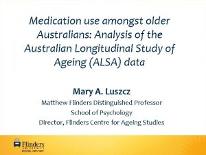 Alsa medication
