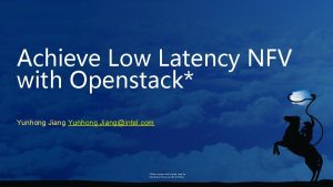 Openstack latency