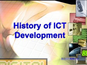 Role of ict in development ppt