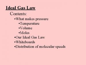 What is an ideal gas