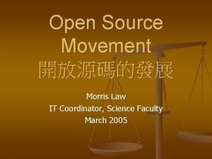 Open source movement