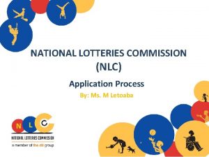 National lottery funding application form 2010/1