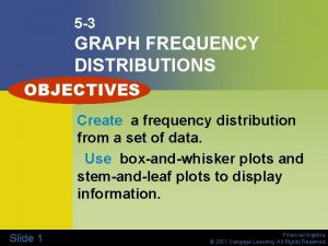 5-3 graph frequency distributions