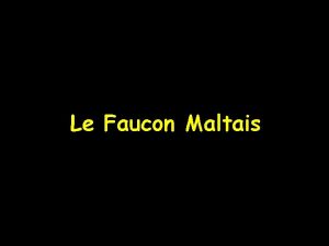 Faucon maltais voilier