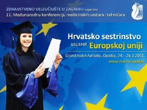 Studij menadementa u zdravstvu hrvatska iskustva i europski