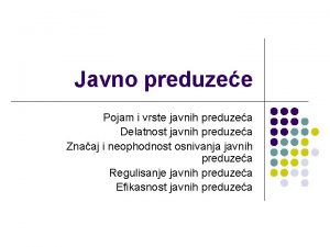 Javna preduzeća