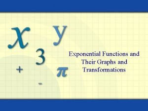 Exponential function transformation Exponential function transformation