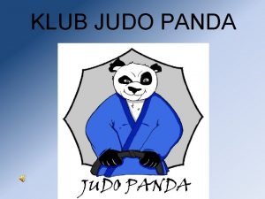 Klub judo panda
