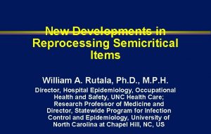 New Developments in Reprocessing Semicritical Items William A