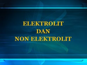 Elektrolit