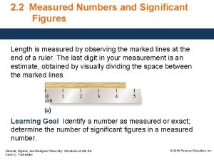 What do measured numbers tell you?