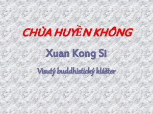 CHA HUYN KHNG Xuan Kong Si Visut buddhistick