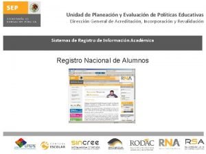 Unidad de Planeacin y Evaluacin de Polticas Educativas