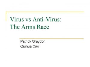 Virus vs antivirus