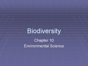 What are the 3 levels of biodiversity