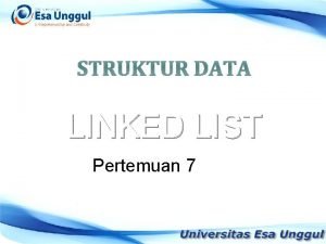 Struktur linier Struktur linier