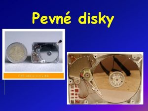 Pevn disky o to pevn disk HDD je