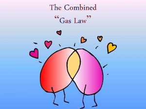 The Combined Gas Law Various Gas Laws Boyles