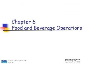Introduction to bar management Introduction to bar management