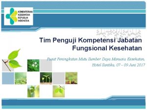 LOGO Tim Penguji Kompetensi Jabatan Fungsional Kesehatan Pusat