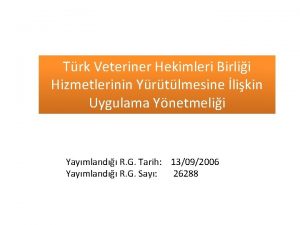 Türk veteriner hekimleri birliği
