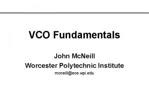 John mcneill wpi