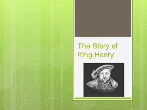 King henry died unexpectedly drinking chocolate