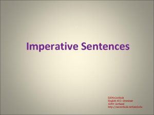What is the unexpressed subject in imperative sentences?